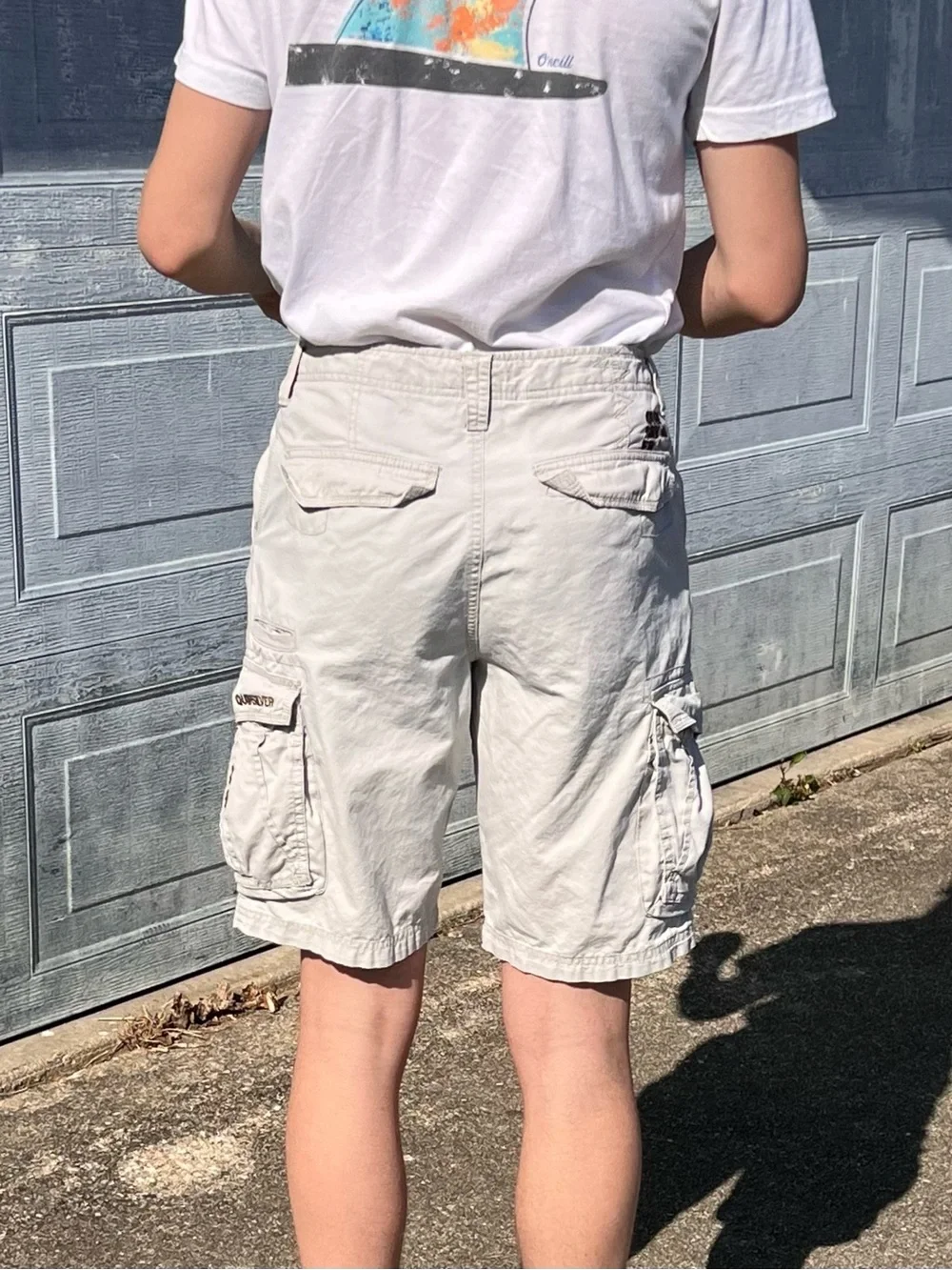 •Quicksilver Sz 31 Cargo Shorts!